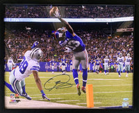 BECKHAM, JR., ODELL SIGNED "THE CATCH" LARGE FORMAT PHOTO (STEINER AUTHENTICATED)