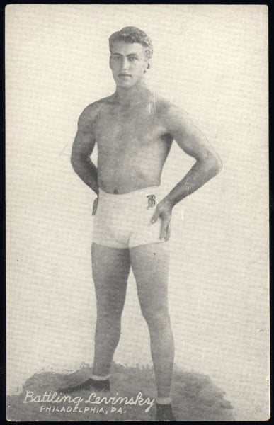 LEVINSKY, BATTLING EXHIBIT CARD (1921)