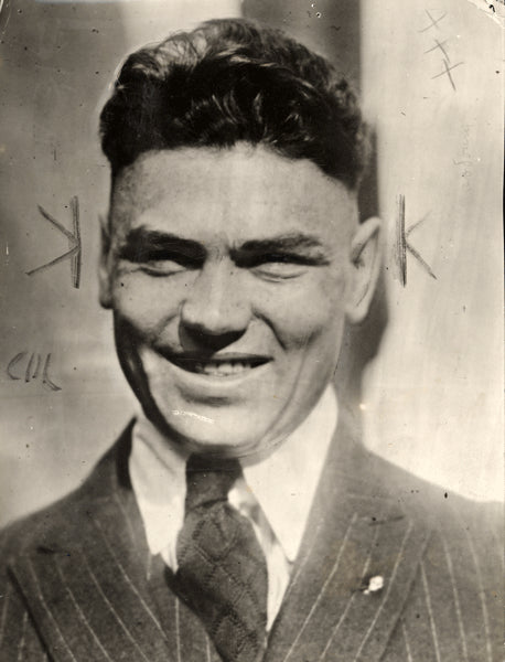 DEMPSEY, JACK ORIGINAL WIRE PHOTO (1919-PRE WILLARD)