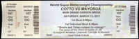 COTTO, MIGUEL-RICARDO MAYORGA FULL TICKET (2011)