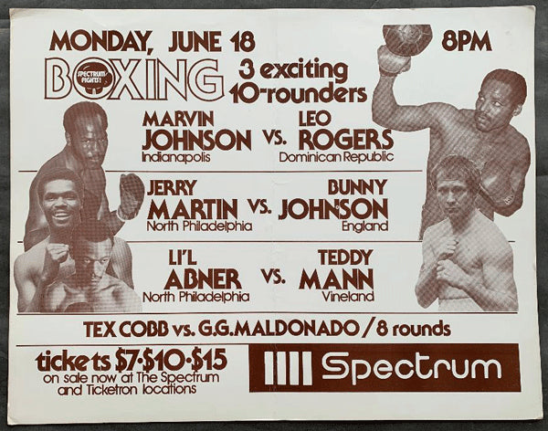 JOHNSON, MARVIN-LEO ROGERS ON SITE POSTER (1979)