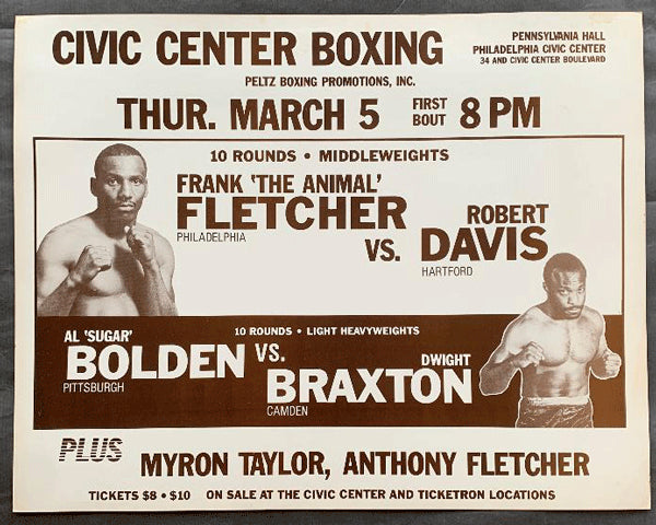 QAWI, DWIGHT MUHAMMAD-AL BOLDEN & FRANK FLETCHER-ROBERT DAVIS ON SITE POSTER (1981)