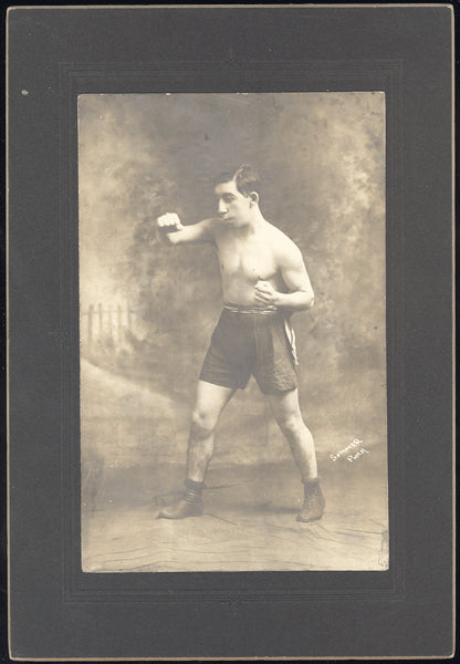 DIGGINS, YOUNG FREDDIE ORIGINAL MOUNTED ANTIQUE PHOTO (CIRCA 1911)