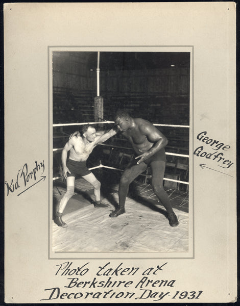 GODFREY, GEORGE ORIGINAL MOUNTED PHOTO (1931) – JO Sports Inc.