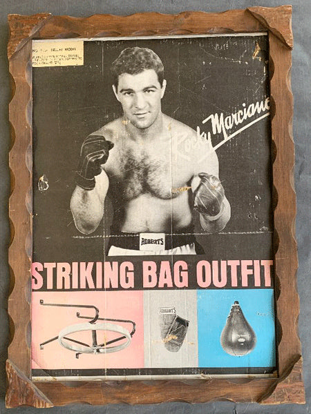 MARCIANO, ROCKY PUNCHING BAG ADVERTISING POSTER - Main Image