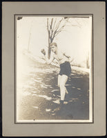 GRAYBER, AL ORIGINAL MOUNTED ANTIQUE PHOTOGRAPH