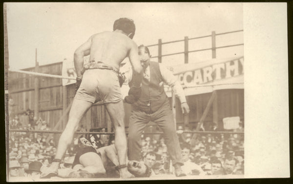 WOLGAST, AD-OWEN MORAN REAL PHOTO POSTCARD (1911)