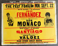 FERNANDEZ, JOSE-DOMINIC MONACO ON SITE POSTER (1975)