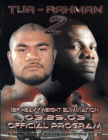 RAHMAN, HASIM-DAVID TUA II & BERNARD HOPKINS-MORRADE HAKKAR OFFICIAL PROGRAM (2003)