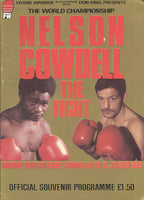 NELSON, AZUMAH-PAT COWDELL OFFICIAL PROGRAM (1985)