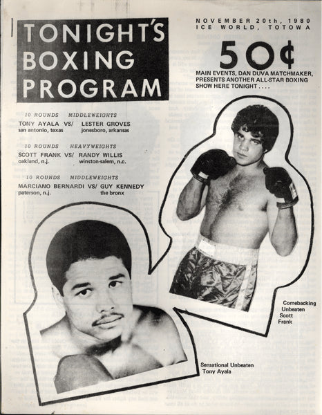 AYALA, JR., TONY-LESTER GROVES SOUVENIR PROGRAM (1980)