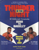 BARKLEY, IRAN-MICHAEL NUNN OFFICIAL PROGRAM (1989)