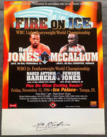 JONES, JR., ROY-MIKE MCCALLUM & MARCO ANTONIO BARRERA-JUNIOR JONES ON SITE POSTER (1996)