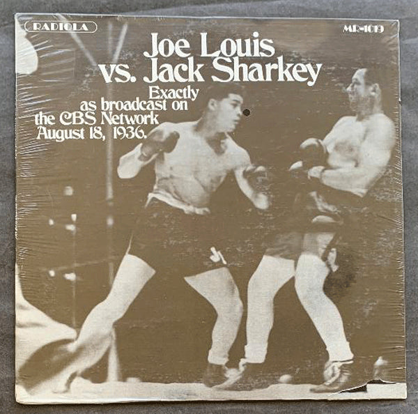 LOUIS, JOE-JACK SHARKEY RADIOLA RECORD