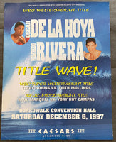 DE LA HOYA, OSCAR-WILFREDO RIVERA ON SITE POSTER (1997)