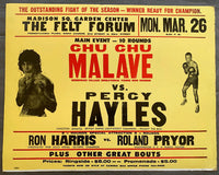 MALAVE, EDWIN "CHU CHU"-PERCY HAYLES ON SITE POSTER (1973)