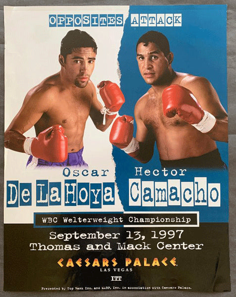 DE LA HOYA, OSCAR-HECTOR CAMACHO ON SITE POSTER (1997)