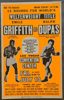 GRIFFITH, EMILE-RALPH DUPAS ON SITE POSTER (1962)