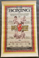 DE LA HOYA, OSCAR-CLIFFORD HICKS & MICHAEL CARBAJAL-ROBINSON CUESTA ON SITE POSTER   (1992)