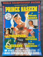 HAMED, PRINCE NASEEM-WILFREDO VASQUEZ ON SITE POSTER (1998)