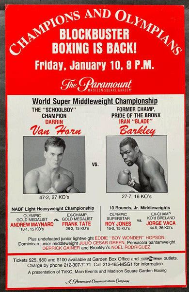 JONES, JR., ROY-JORGE VACA ON SITE POSTER (1992)