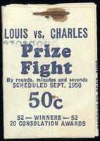 LOUIS, JOE-EZZARD CHARLES SOUVENIR MATCHES (1950)