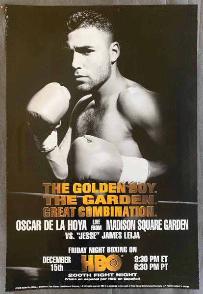 DE LA HOYA, OSCAR-JESSE JAMES LEIJA HBO POSTER (1995)