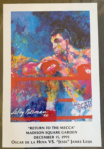 DE LA HOYA, OSCAR-JESSE JAMES LEIJA SOUVENIR POSTER (1995)