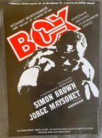 BROWN, SIMON-JORGE MAYSONET ON SITE POSTER (1989-SIGNED BY SIMON BROWN)