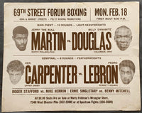 MARTIN, JERRY "THE BULL"-BILLY "DYNAMITE" DOUGLAS ON SITE POSTER (1980)