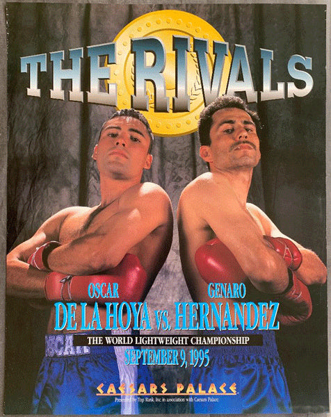 DE LA HOYA, OSCAR-GENARO HERNANDEZ ON SITE POSTER (1995)