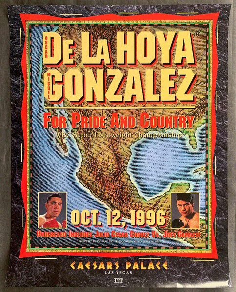 DE LA HOYA, OSCAR-MIGUEL GONZALEZ ON SITE POSTER (1996)