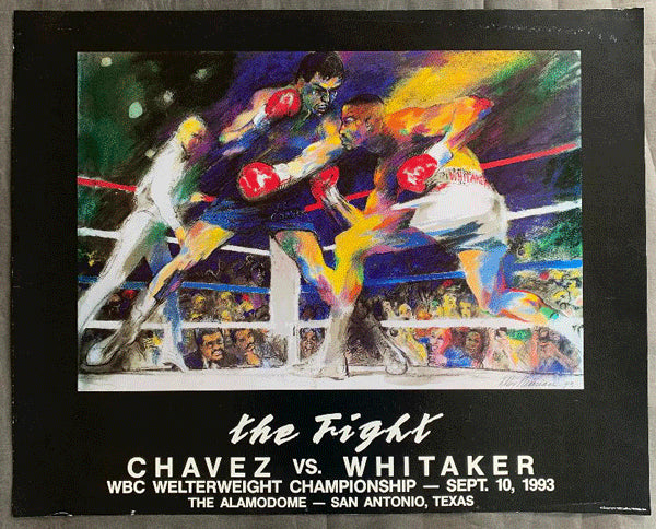 WHITAKER, PERNELL-JULIO CESAR CHAVEZ ON SITE POSTER (1993)