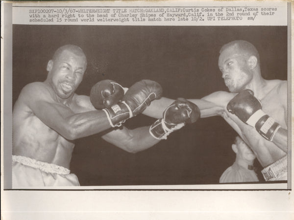 COKES, CURTIS-CHARLEY SHIPES WIRE PHOTO (1967-2ND ROUND)
