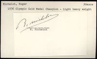 MICHELOT, ROGER INK SIGNATURE