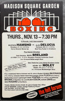HAMSHO, MUSTAFA-JIMMY SHAVERS & MARK BRELAND-ORLANDO OROZCO ON SITE POSTER (1986)