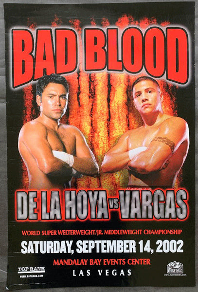 DE LA HOYA, OSCAR-FERNANDO VARGAS ON SITE POSTER (2002)