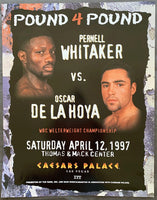 DE LA HOYA, OSCAR-PERNELL WHITAKER ON SITE POSTER (1997)