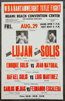 LUJAN, JORGE-JULIAN SOLIS ON SITE POSTER (1980)