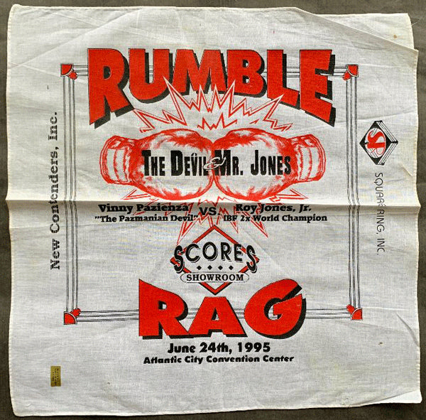 JONES, JR., ROY-VINNY PAZIENZA SOUVENIR CLOTH (1995)