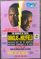 HOLYFIELD, EVANDER-BUSTER DOUGLAS CLOSED CIRCUIT SKY POSTER (1990)
