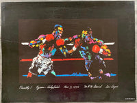 TYSON, MIKE-EVANDER HOLYFIELD I SOUVENIR LEROY NEIMAN POSTER (1996)