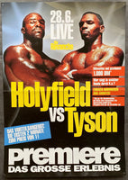 TYSON, MIKE-EVANDER HOLYFIELD II CLOSED CIRCUIT POSTER (1997)