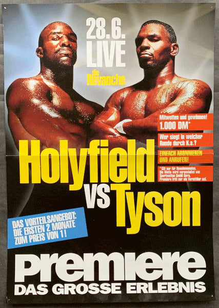 Evander Holyfield vs. Mike Tyson II, billed as the Sound and the Fury