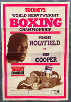 HOLYFIELD, EVANDER-BERT COOPER ADVERTISING POSTER (1991)