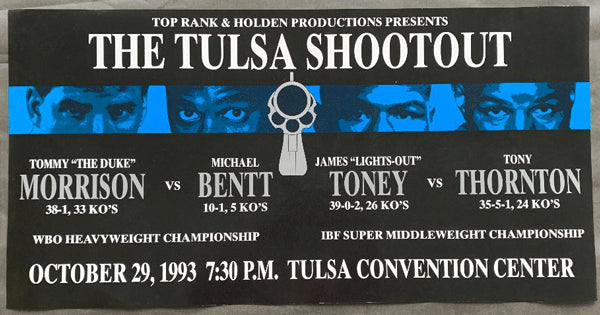 MORRISON, TOMMY-MICHAEL BENTT & JAMES TONEY-TONY THORNTON ON SITE POSTER (1993)