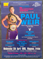 WEIR, PAUL-RIC MAGRAMO SIGNED ON SITE POSTER (1995-SIGNED BY WEIR)