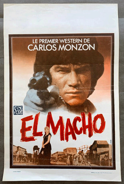 MONZON, CARLOS ORIGINAL FILM POSTER FOR EL MACHO (1977)