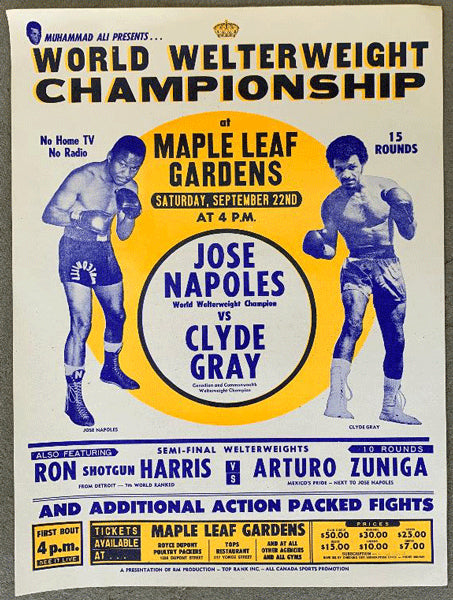 NAPOLES, JOSE-CLYDE GRAY BROADSIDE (1973)