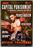 HAMED, PRINCE NASEEM-VUYANI BUNGU & MICKY WARD-SHEA NEARY OFFICIAL PROGRAM (2000)